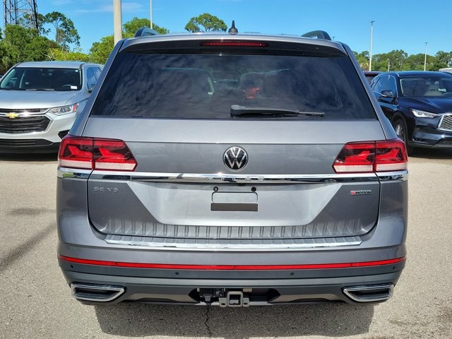 2022 Gray Volkswagen Atlas 3.6L V6 SE w/Technology AWD SUV
