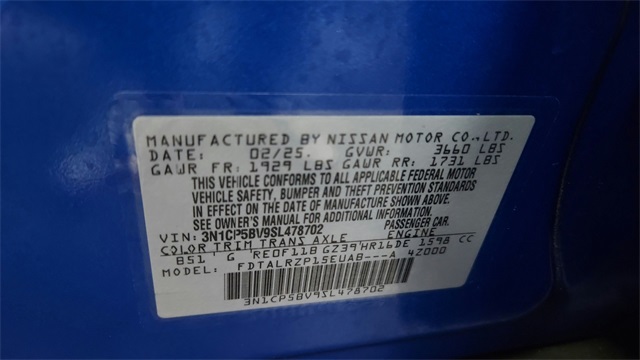 2025 Nissan Kicks Play S FWD 2025 Nissan Kicks Play S FWD