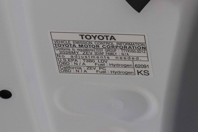 new 2026 Toyota Mirai car, priced at $53,465