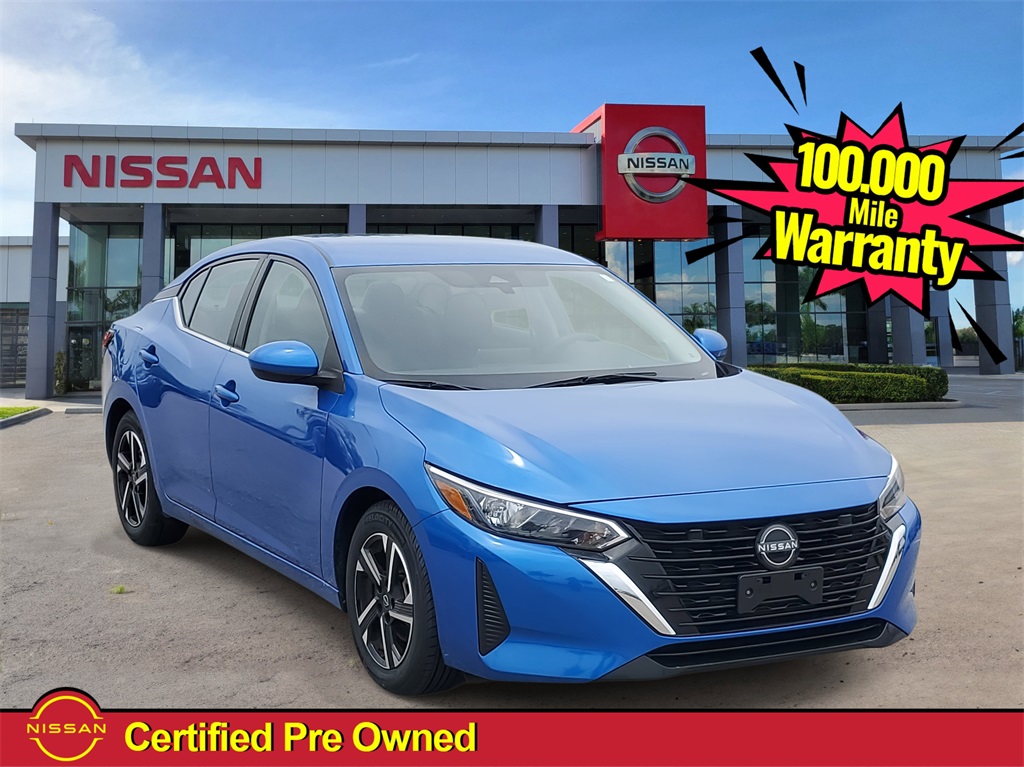 2024 Electric Blue Metallic Nissan Sentra SV Sedan