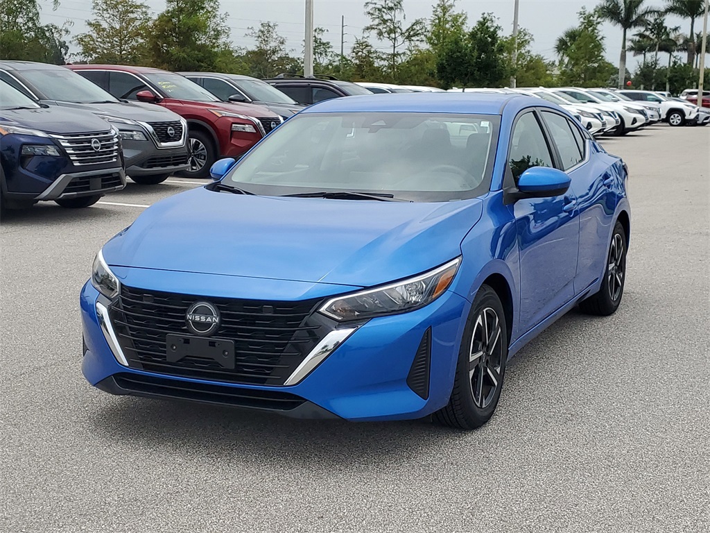 2024 Electric Blue Metallic Nissan Sentra SV FWD Sedan