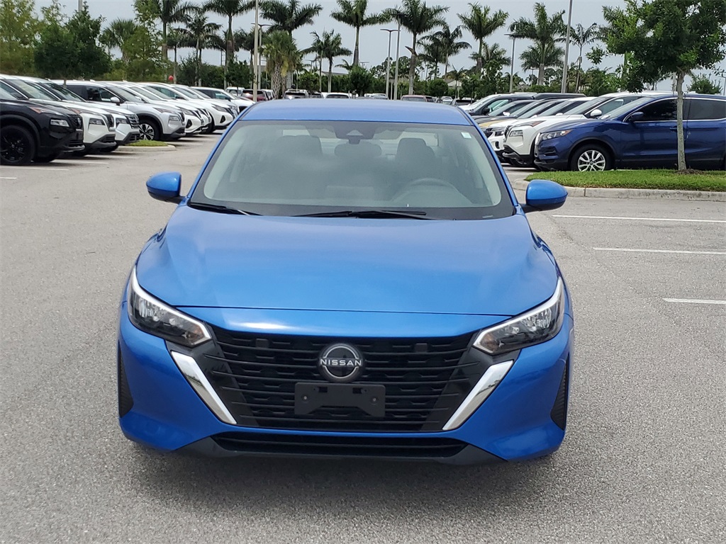 2024 Electric Blue Metallic Nissan Sentra SV FWD Sedan