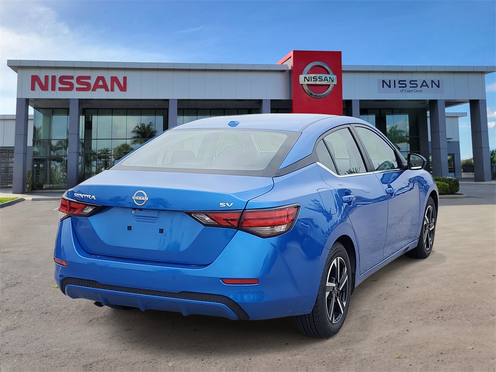2024 Electric Blue Metallic Nissan Sentra SV FWD Sedan