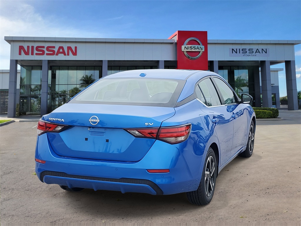 2024 Electric Blue Metallic Nissan Sentra SV FWD Sedan