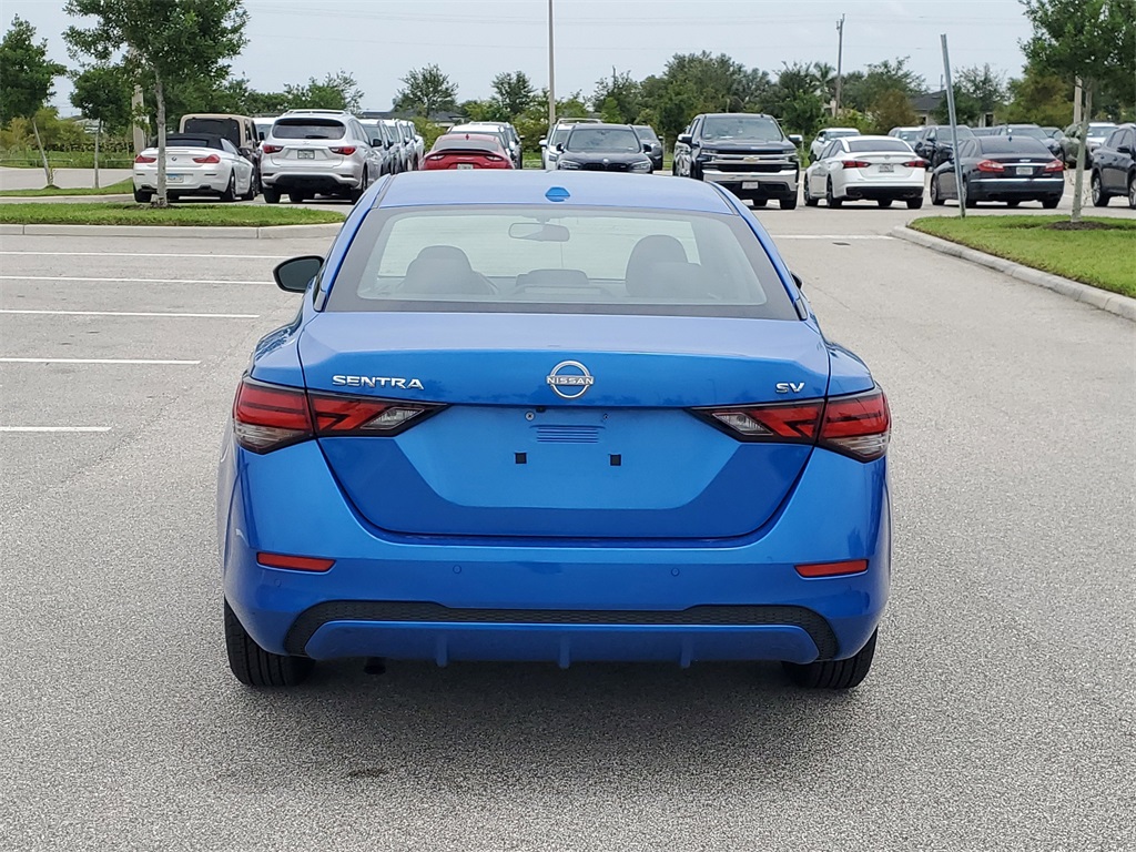 2024 Electric Blue Metallic Nissan Sentra SV FWD Sedan