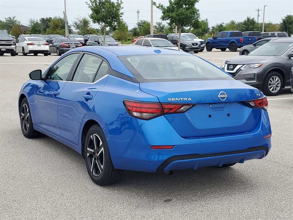 2024 Electric Blue Metallic Nissan Sentra SV FWD Sedan