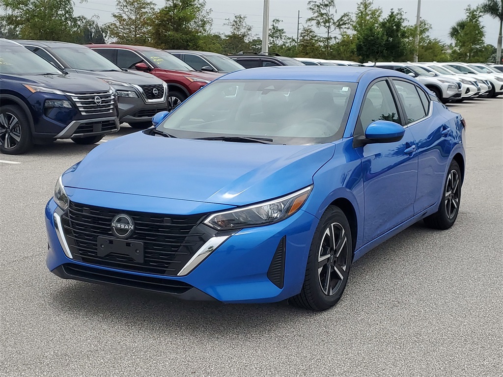 2024 Electric Blue Metallic Nissan Sentra SV FWD Sedan