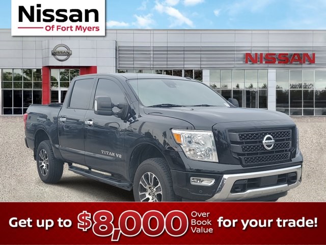 2020 Super Black Nissan Titan SV Truck