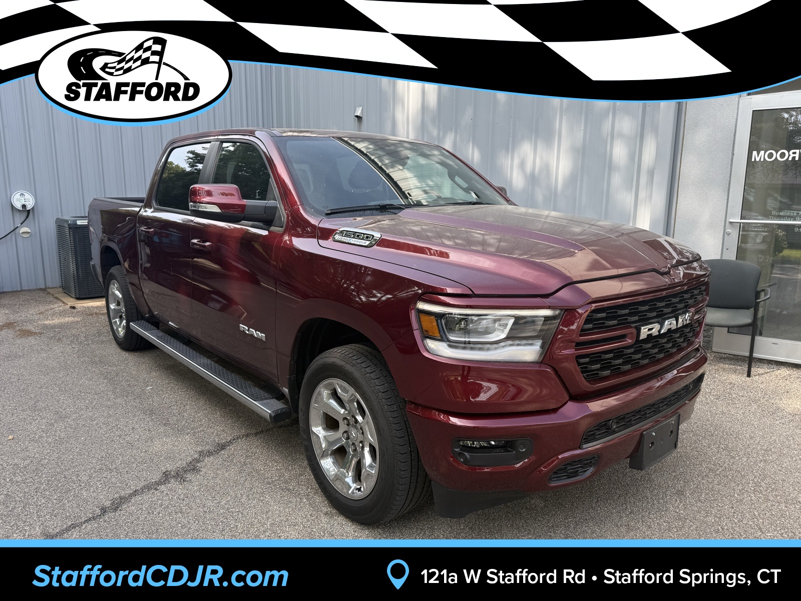 2022 Delmonico Red Pearlcoat Ram 1500 Big Horn/Lone Star 4X4 Truck