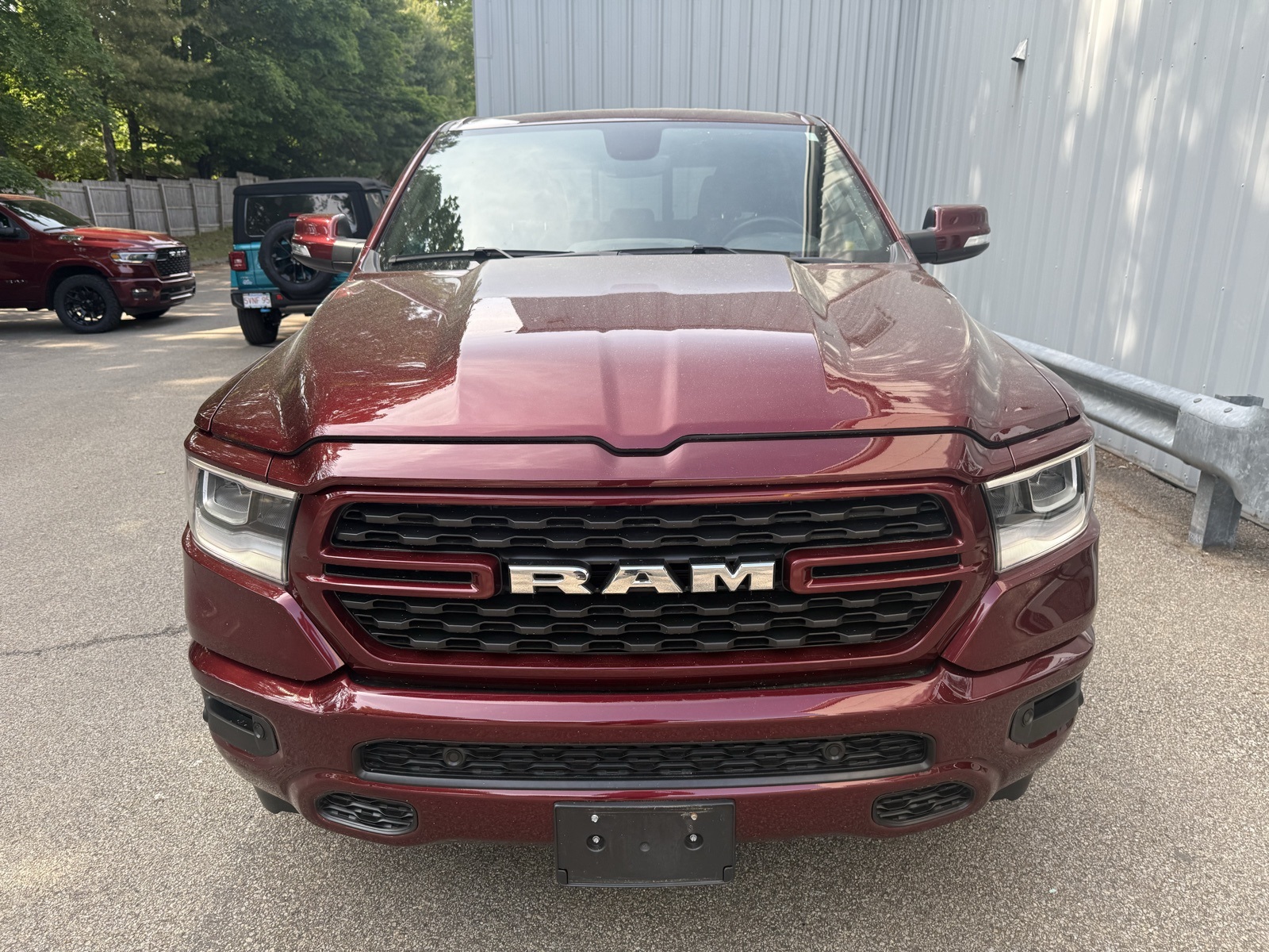 2022 Delmonico Red Pearlcoat Ram 1500 Big Horn/Lone Star 4X4 Truck