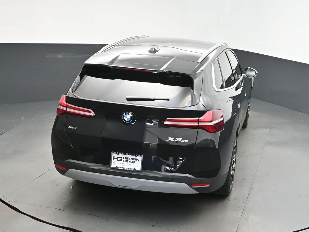 2025 Black Sapphire Metallic BMW X3 30 xDrive AWD SUV
