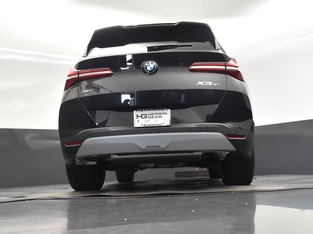 2025 Black Sapphire Metallic BMW X3 30 xDrive AWD SUV