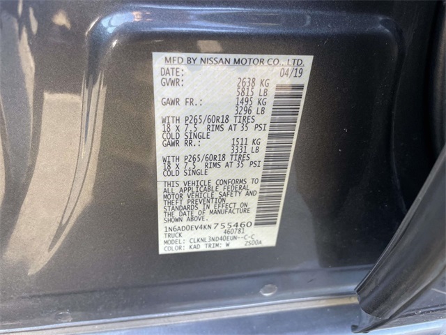 used 2019 Nissan Frontier car, priced at $20,135