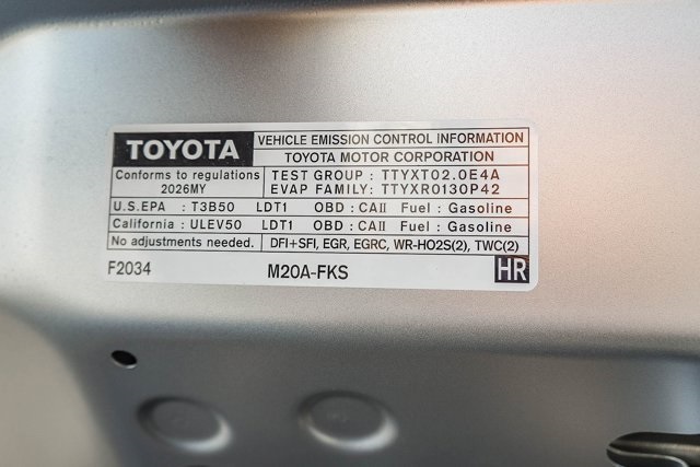 new 2026 Toyota Corolla Cross car, priced at $26,943