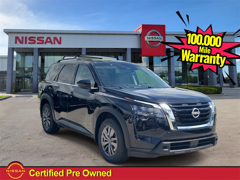 2024 Super Black Nissan Pathfinder SV SUV