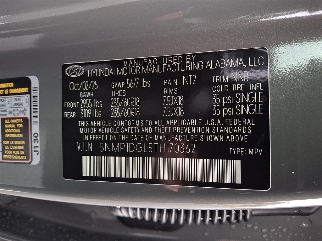 new 2026 Hyundai Santa Fe car, priced at $37,913