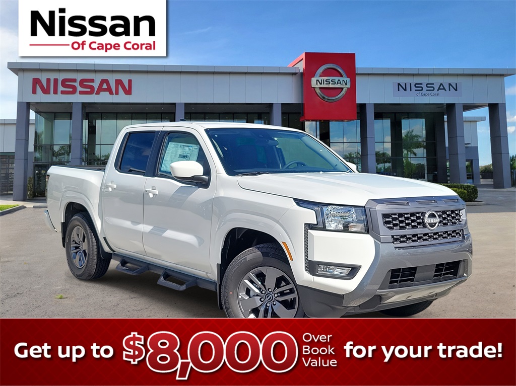 2025 Glacier White Nissan Frontier SV RWD Truck