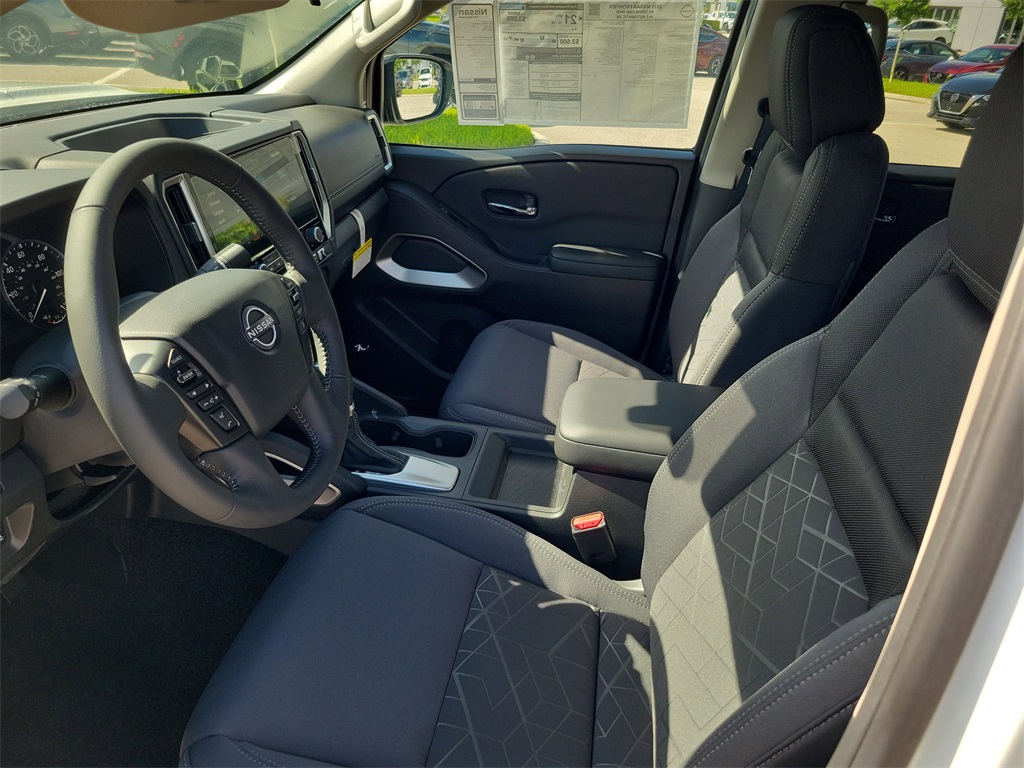 2025 Glacier White Nissan Frontier SV RWD Truck