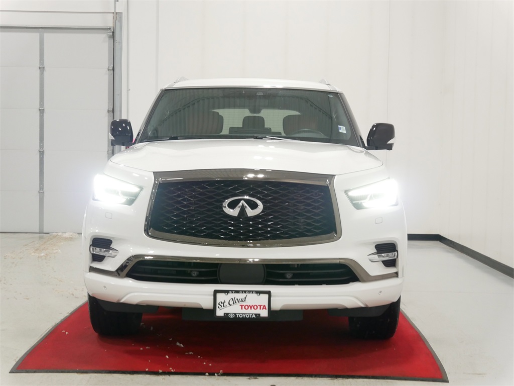Used 2022 INFINITI QX80 LUXE with VIN JN8AZ2AC4N9485586 for sale in Waite Park, Minnesota