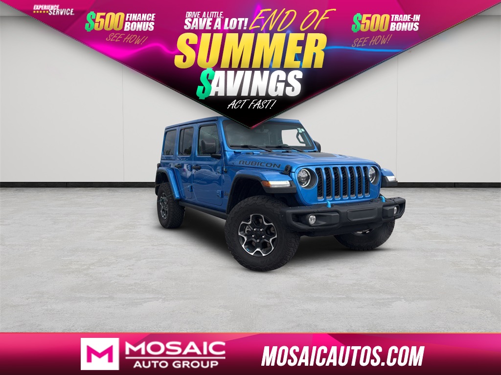 Used 2023 Jeep Wrangler Rubicon 4xe SUVs