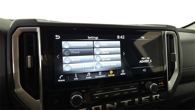 2025 Glacier White Nissan Frontier SV RWD Truck