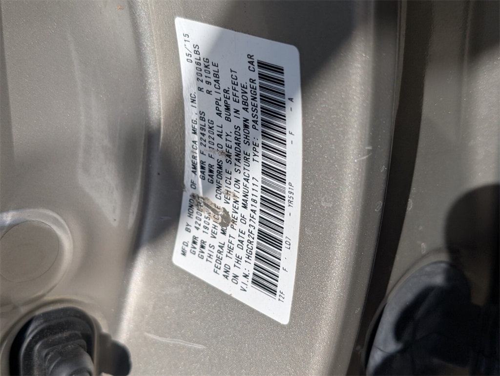 used 2015 Honda Accord car, priced at $13,488