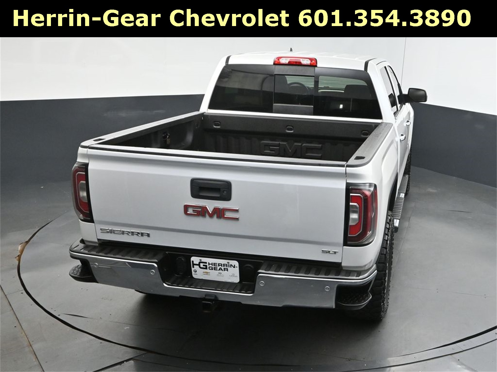 2018 White Frost Tricoat GMC Sierra 1500 SLT 4X4 Truck