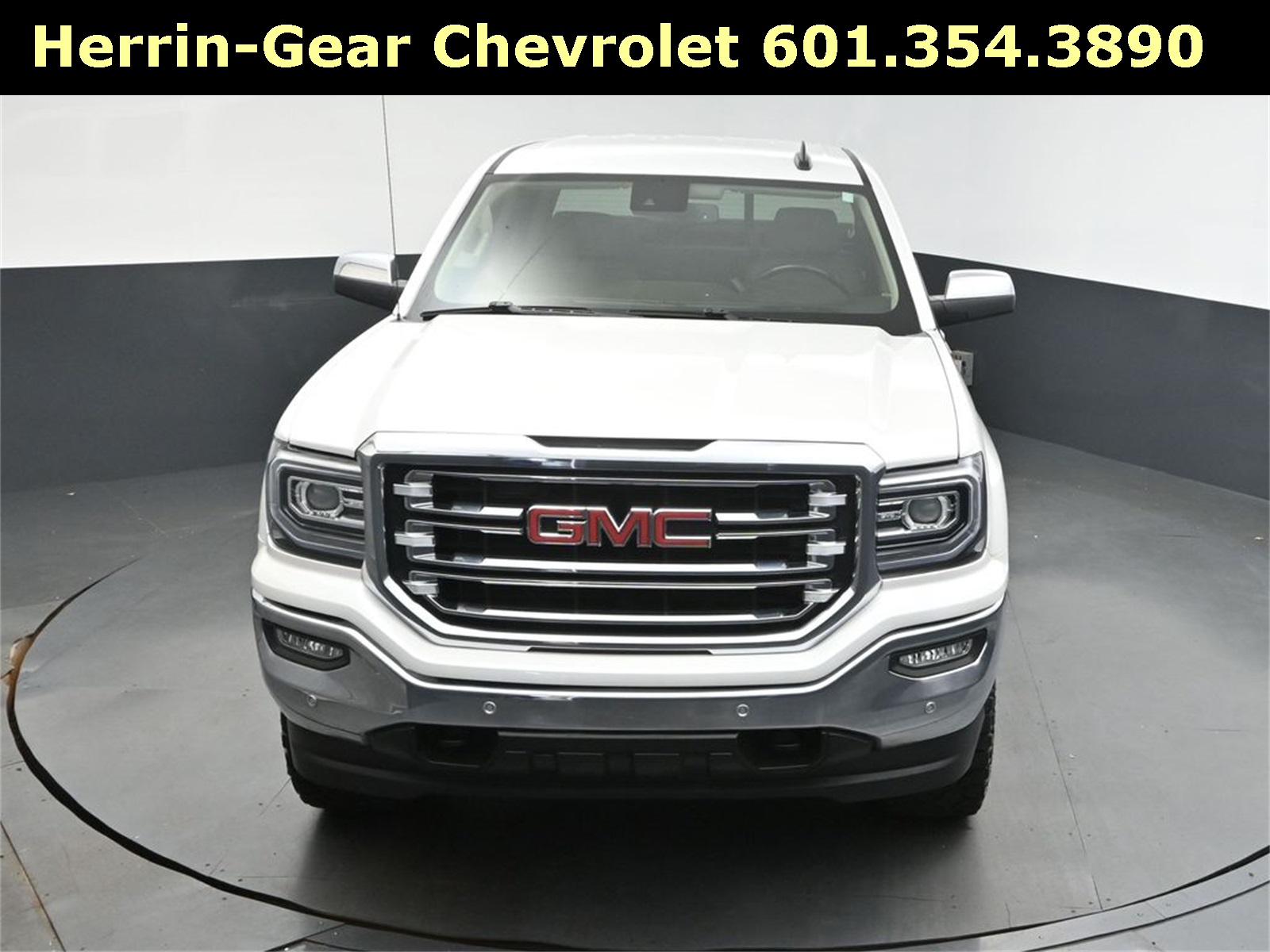 2018 White Frost Tricoat GMC Sierra 1500 SLT 4X4 Truck