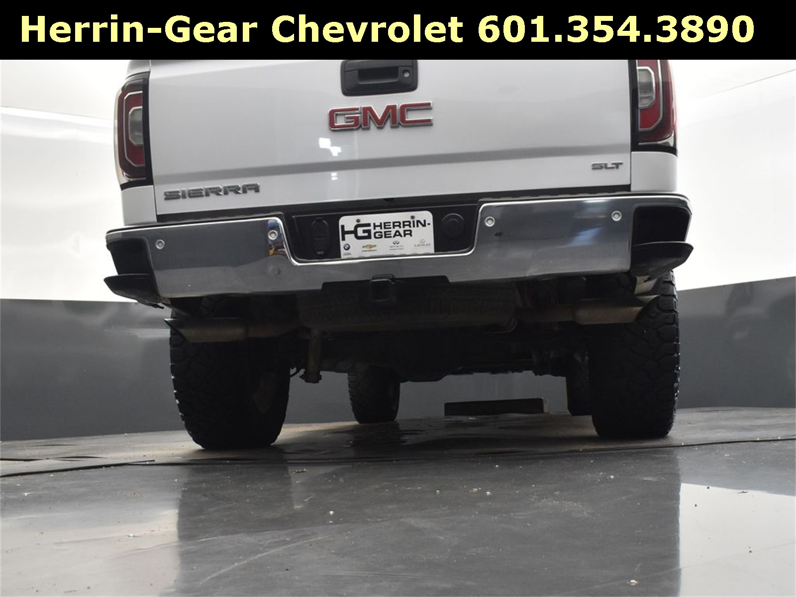 2018 White Frost Tricoat GMC Sierra 1500 SLT 4X4 Truck