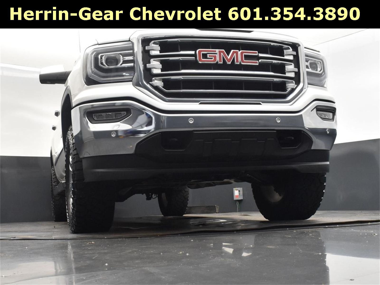 2018 White Frost Tricoat GMC Sierra 1500 SLT 4X4 Truck