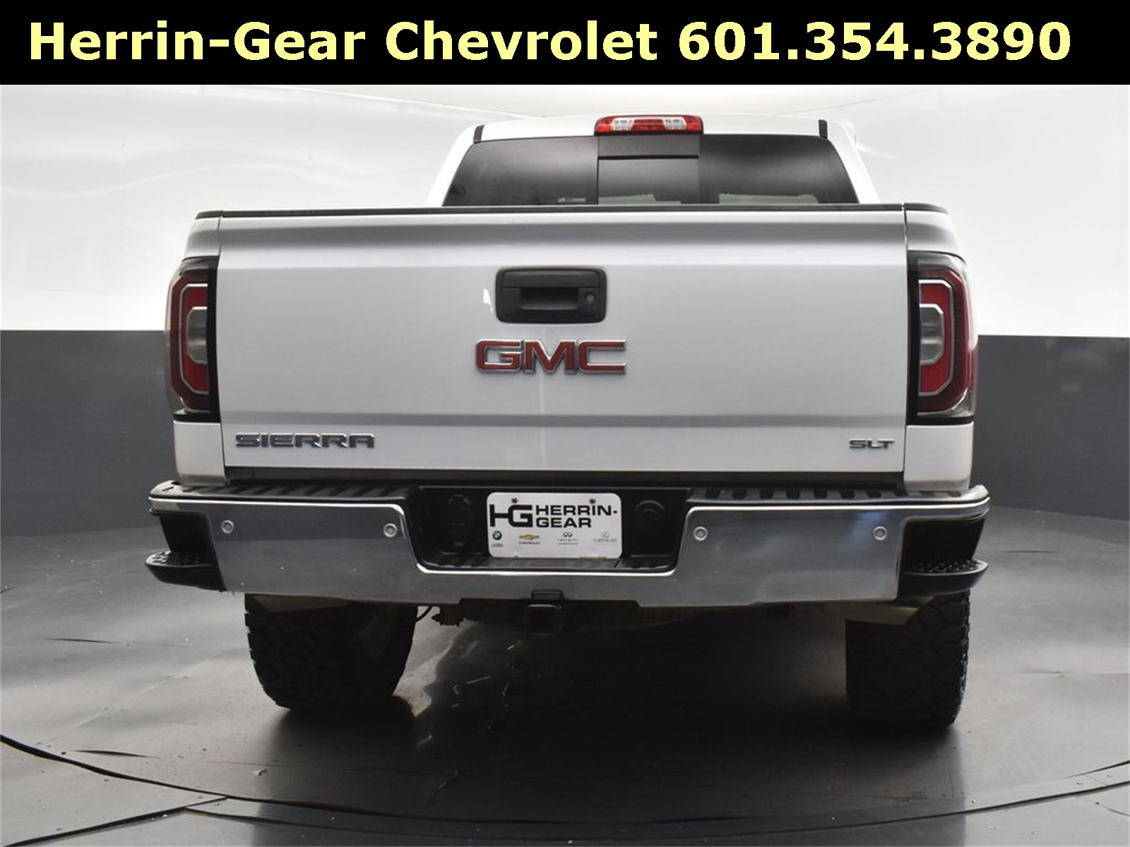 2018 White Frost Tricoat GMC Sierra 1500 SLT 4X4 Truck