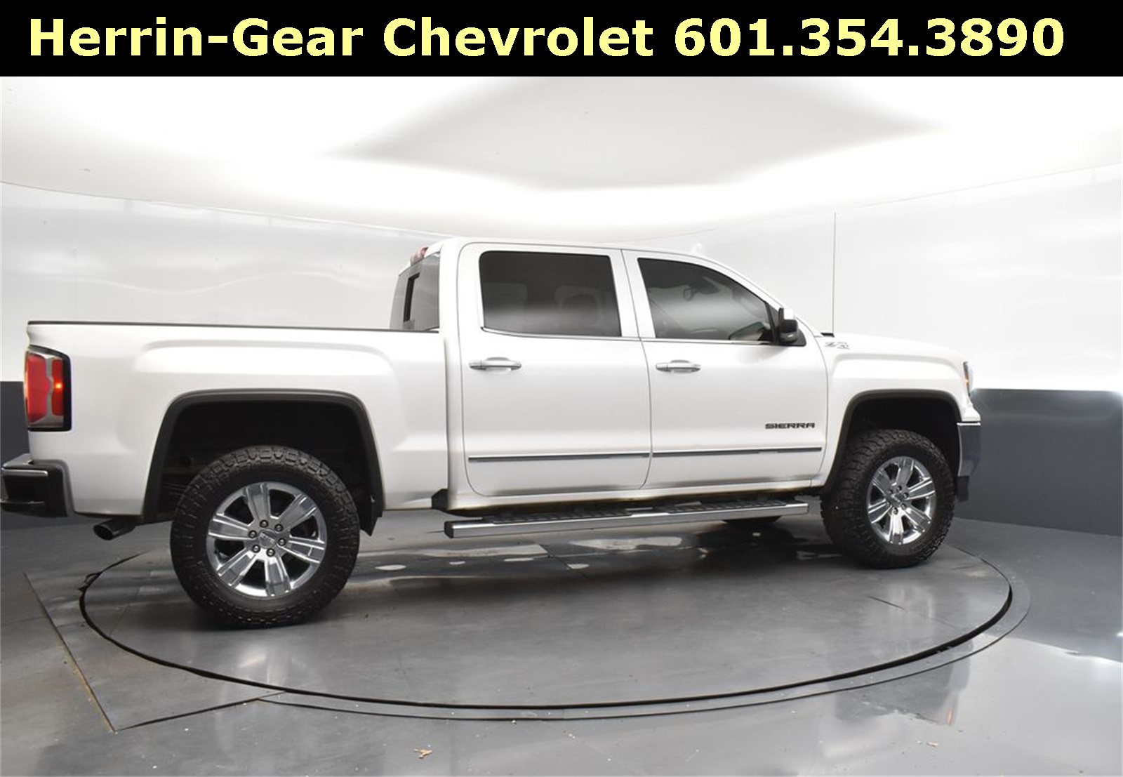 2018 White Frost Tricoat GMC Sierra 1500 SLT 4X4 Truck