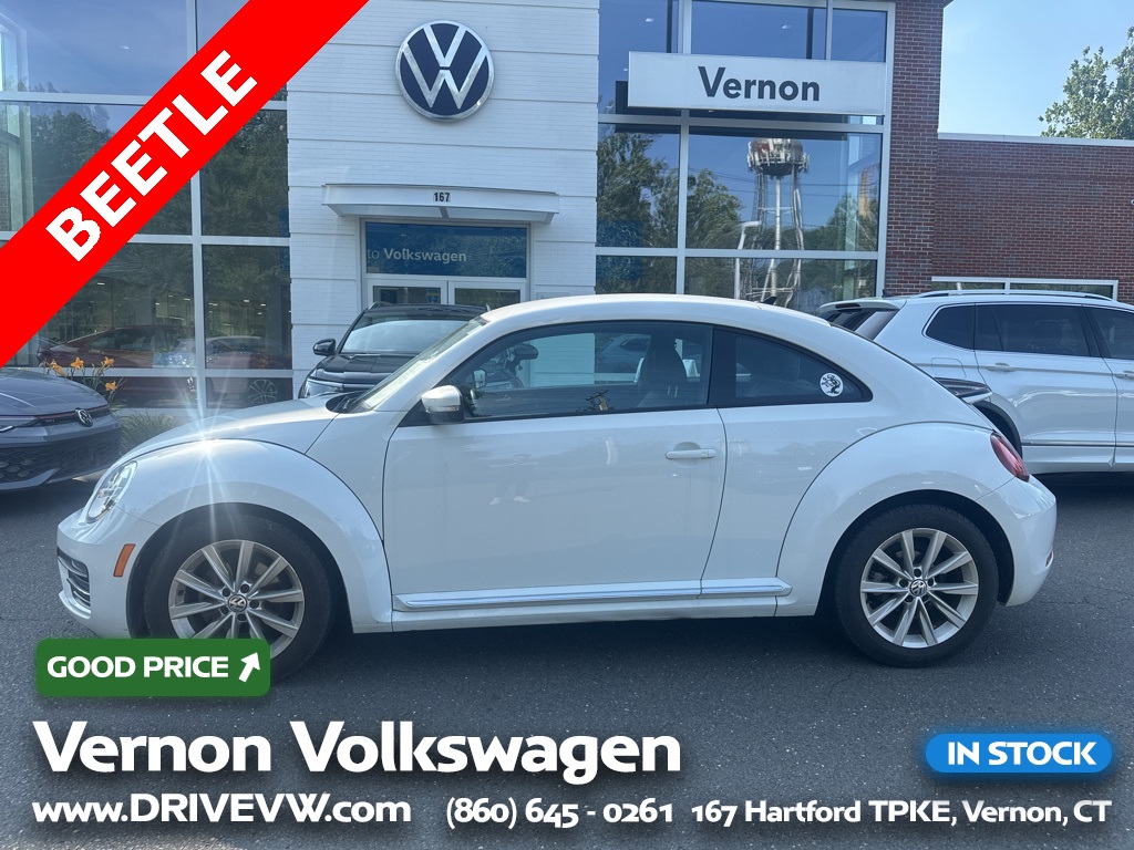 Used 2018 Volkswagen Beetle S with VIN 3VWFD7AT5JM708997 for sale in Vernon, CT