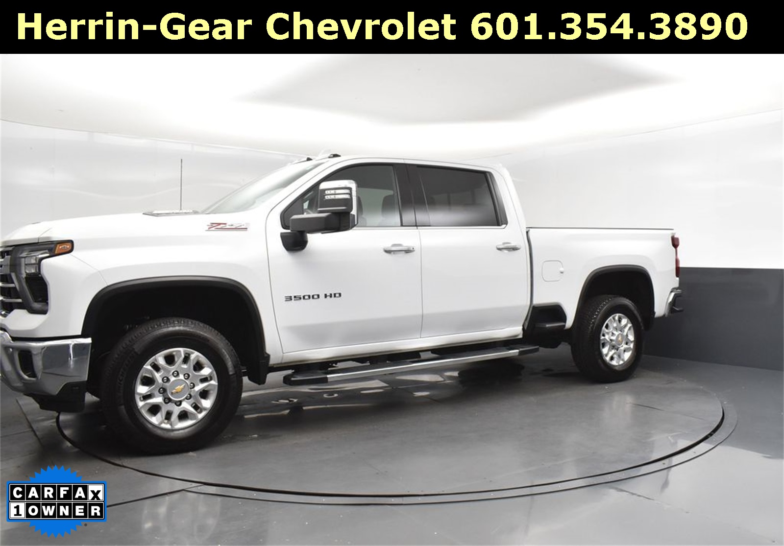 2024 Summit White Chevrolet Silverado 3500HD LTZ 4X4 Truck