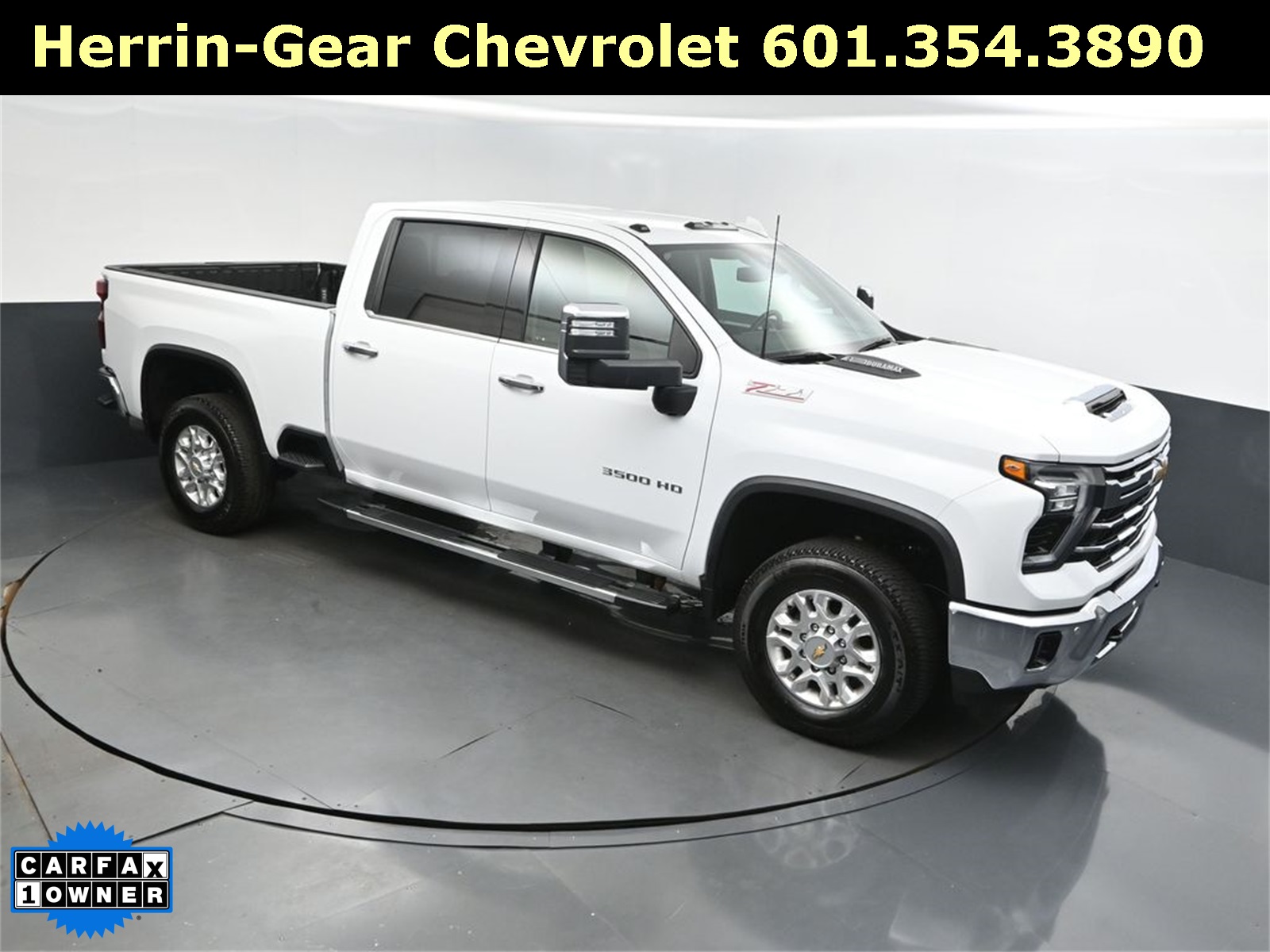 2024 Summit White Chevrolet Silverado 3500HD LTZ 4X4 Truck