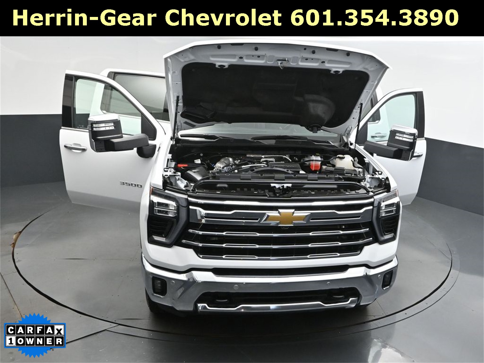 2024 Summit White Chevrolet Silverado 3500HD LTZ 4X4 Truck