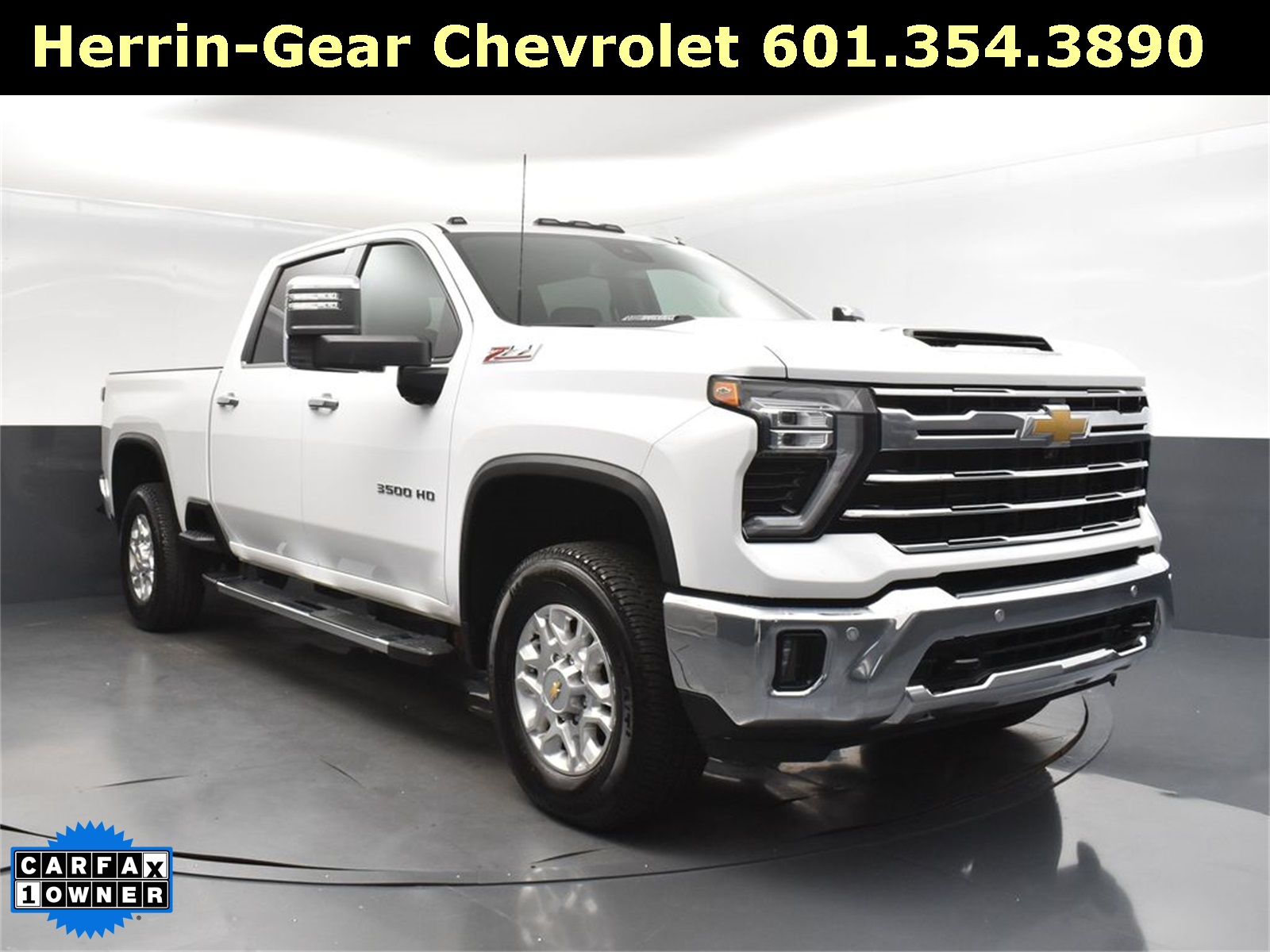 2024 Summit White Chevrolet Silverado 3500HD LTZ 4X4 Truck