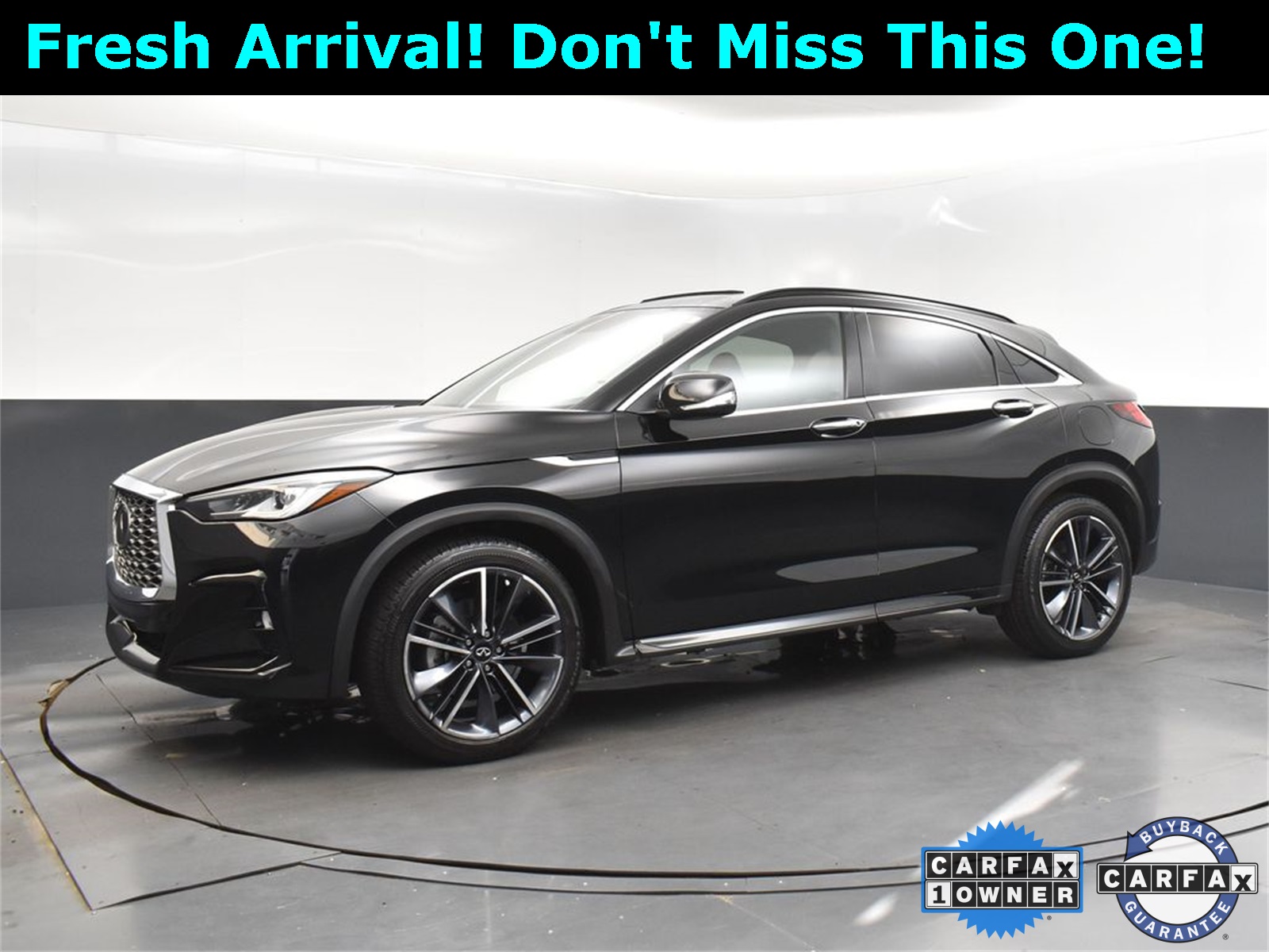 2024 Black Obsidian INFINITI QX55 LUXE AWD SUV