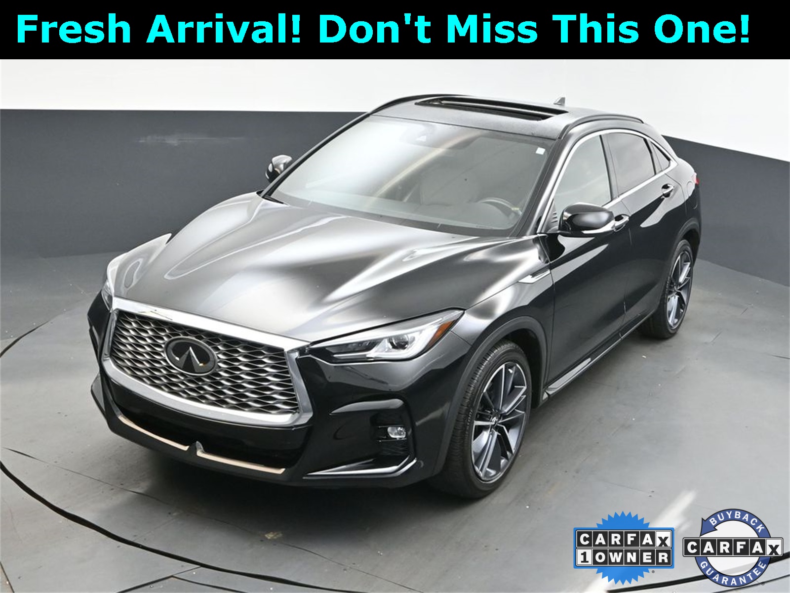 2024 Black Obsidian INFINITI QX55 LUXE AWD SUV