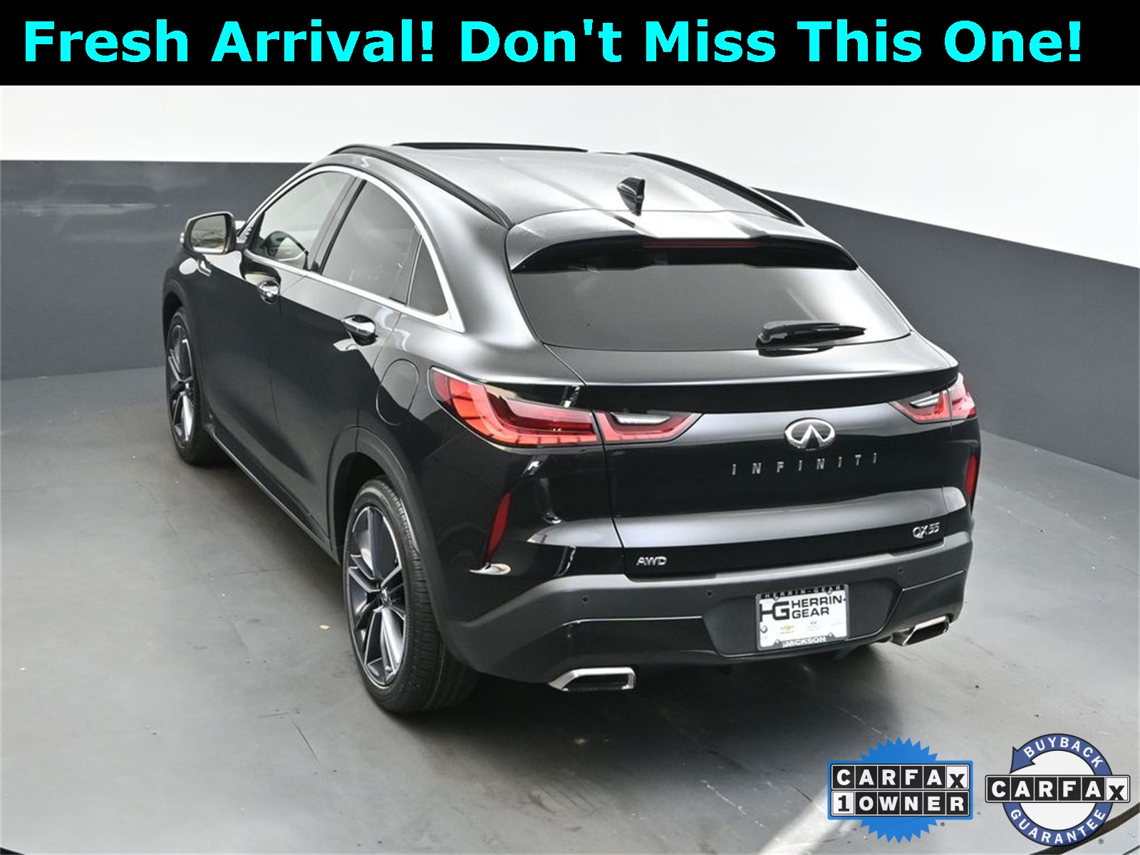 2024 Black Obsidian INFINITI QX55 LUXE AWD SUV