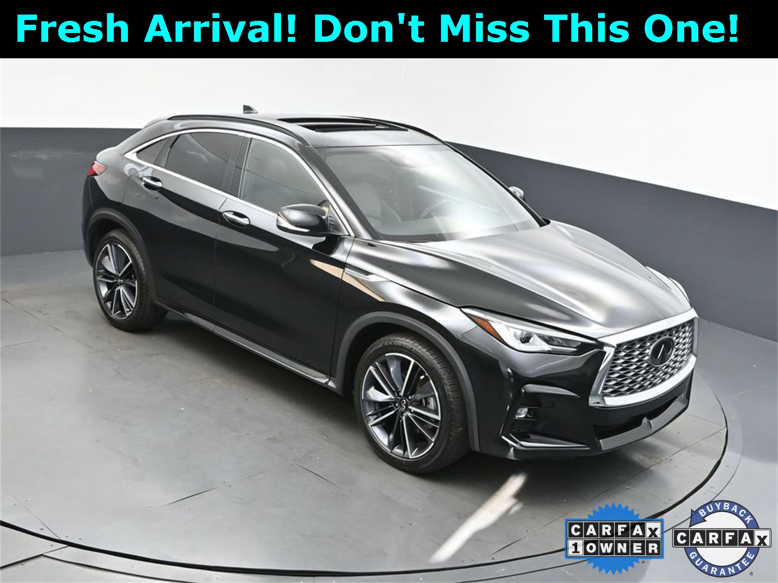 2024 Black Obsidian INFINITI QX55 LUXE AWD SUV