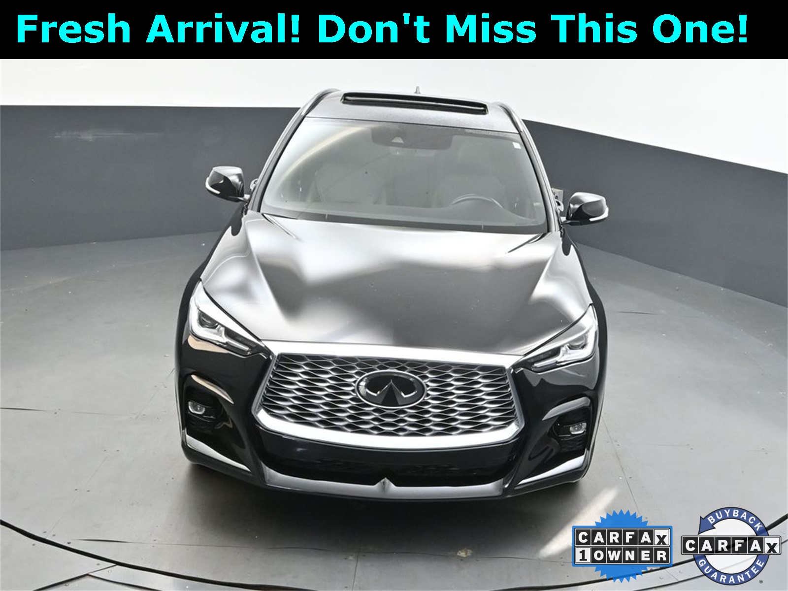2024 Black Obsidian INFINITI QX55 LUXE AWD SUV