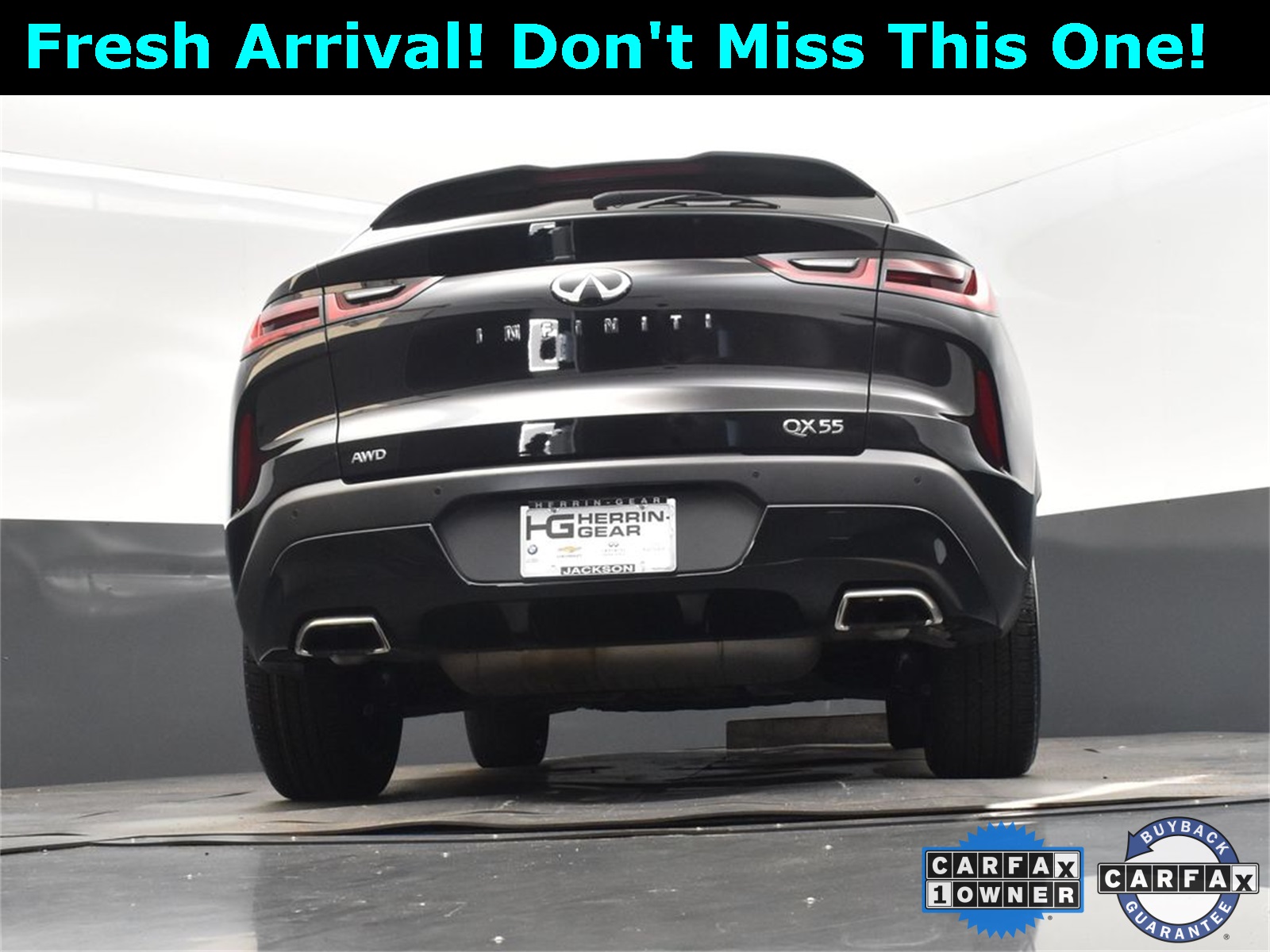 2024 Black Obsidian INFINITI QX55 LUXE AWD SUV