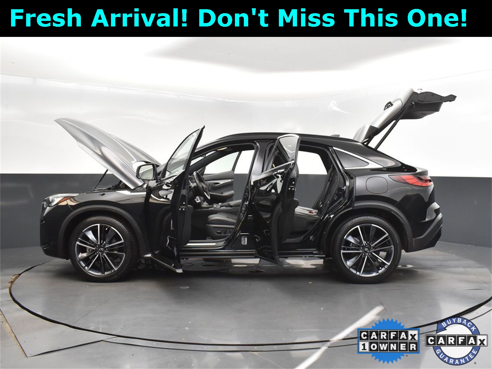 2024 Black Obsidian INFINITI QX55 LUXE AWD SUV