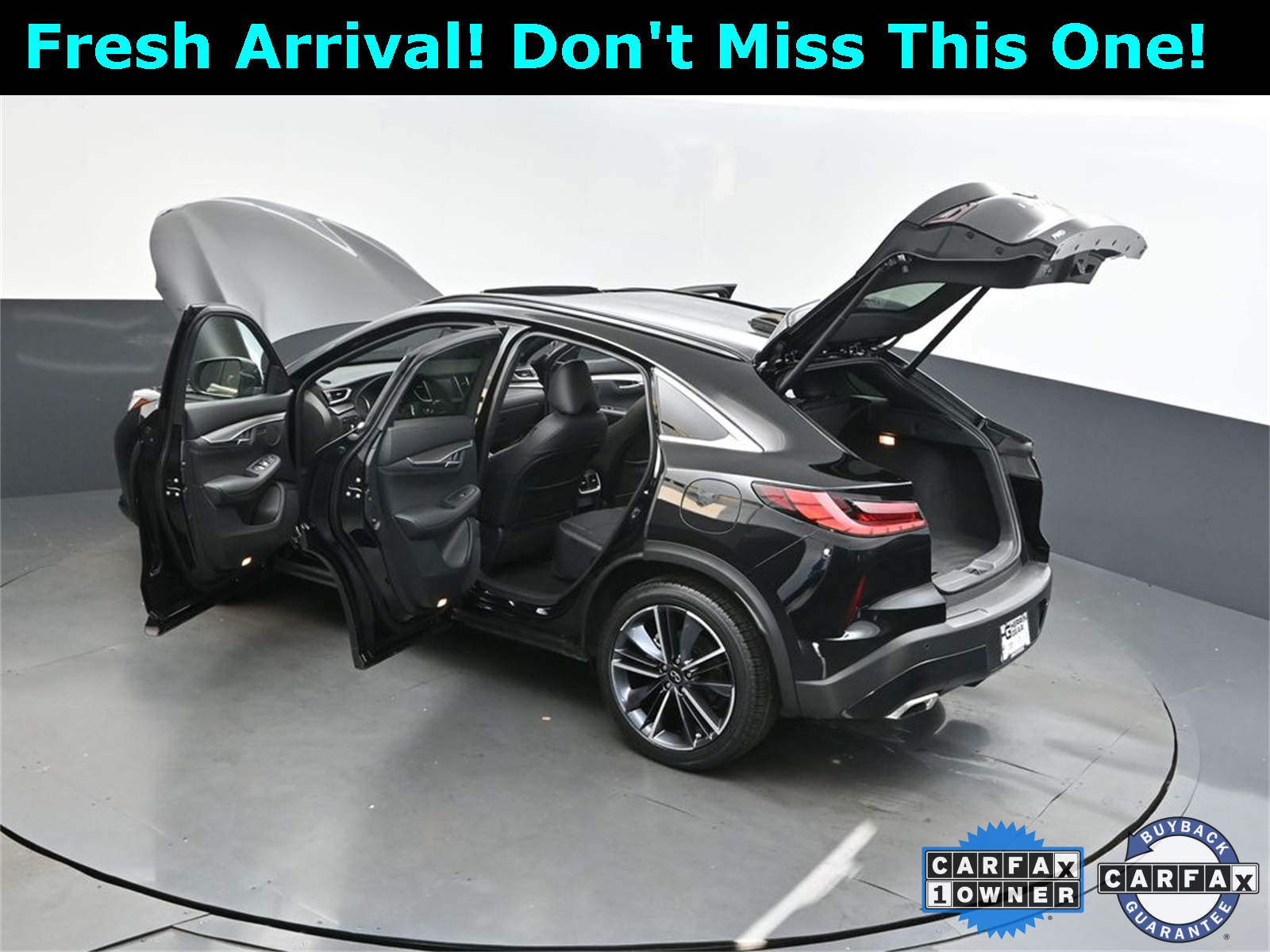 2024 Black Obsidian INFINITI QX55 LUXE AWD SUV