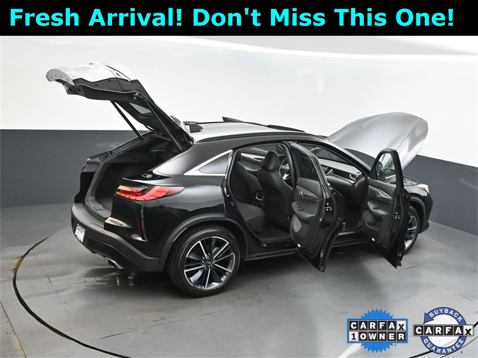 2024 Black Obsidian INFINITI QX55 LUXE AWD SUV