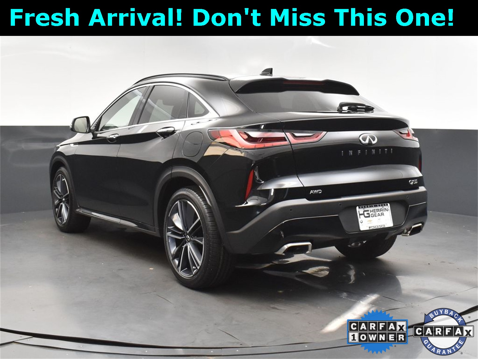 2024 Black Obsidian INFINITI QX55 LUXE AWD SUV