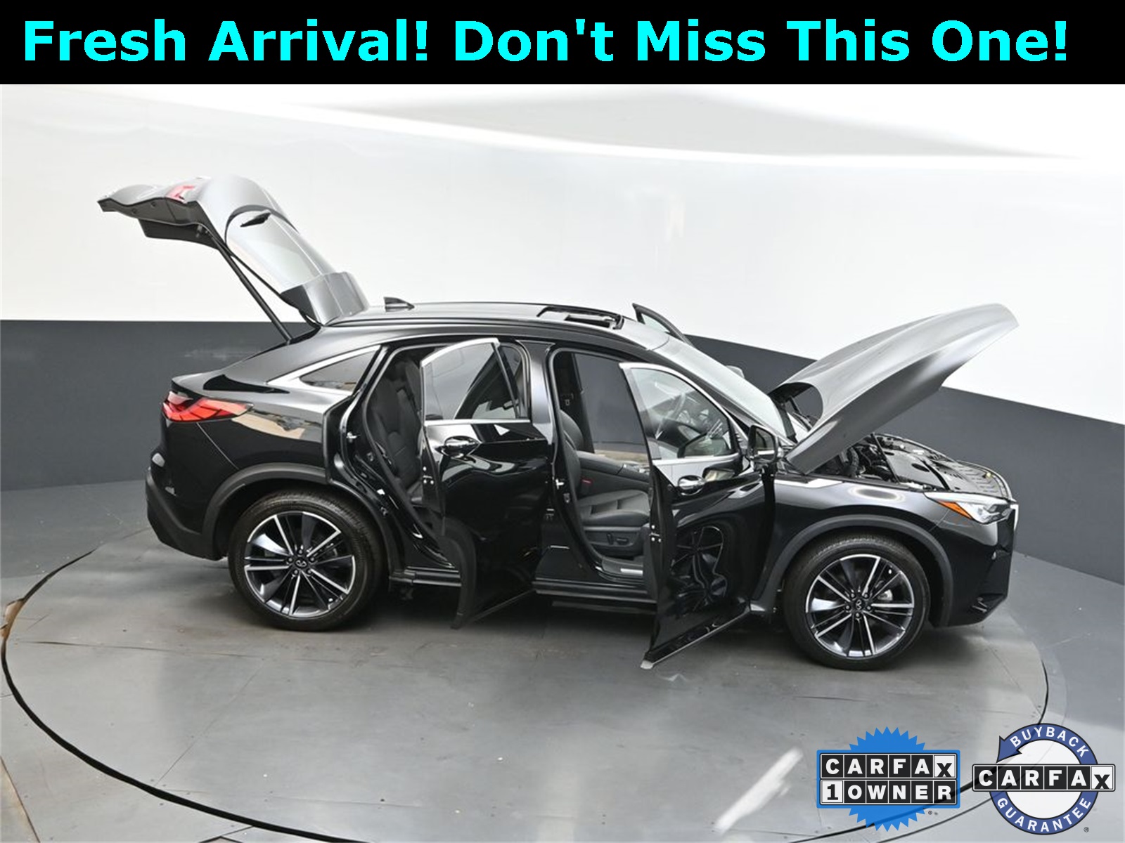 2024 Black Obsidian INFINITI QX55 LUXE AWD SUV