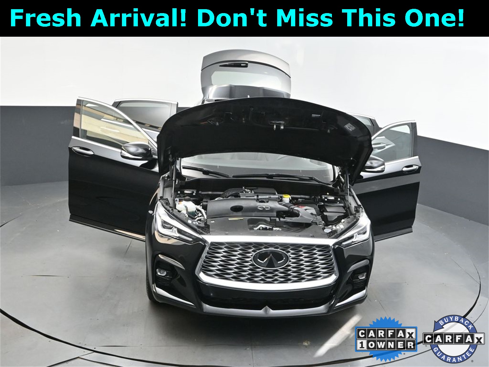 2024 Black Obsidian INFINITI QX55 LUXE AWD SUV