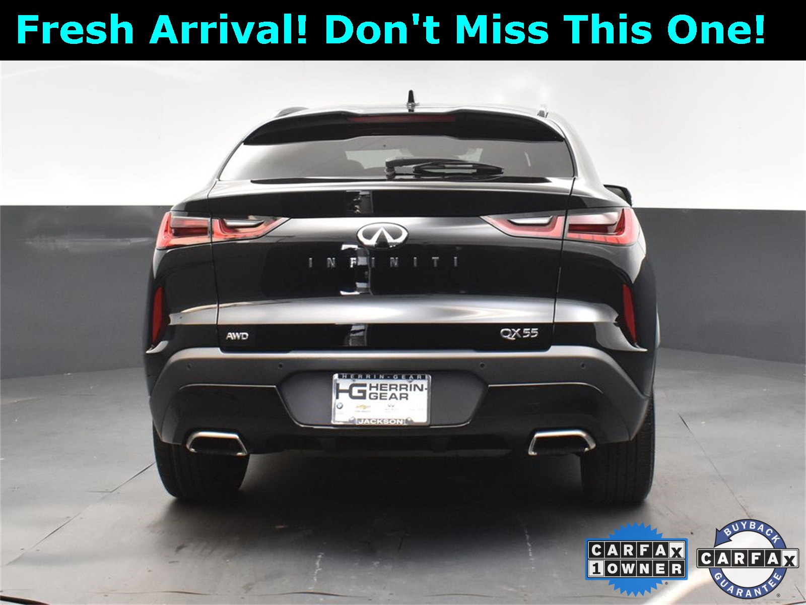 2024 Black Obsidian INFINITI QX55 LUXE AWD SUV